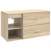 vidaXL Kylpyhuonekalustesetti 2 pcs Sonoma-tammi Tekninen puu
