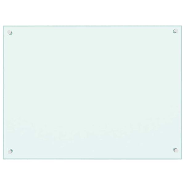 vidaXL Keitti&ouml;n roiskesuoja maitov&auml;ri 80x60 cm karkaistu lasi