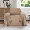 vidaXL Heittop&auml;&auml;llys 6 pcs Camel 210 x 140 cm Fleese
