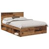 vidaXL S&auml;ngyn runko p&auml;&auml;tyll&auml; Vanha puu 5FT King Size Tekninen puu