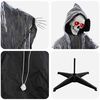 vidaXL Halloween Grim Reaper Musta 60 x 60 x 155 cm Polyesteri