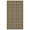 vidaXL CD-hylly Sonoma-tammi 102x23x177,5 cm tekninen puu