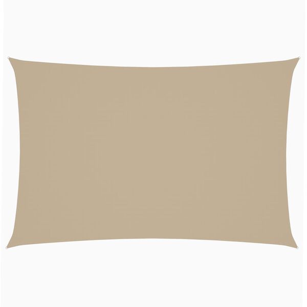 vidaXL Aurinkopurje Oxford-kangas suorakaide 2x4 m Beige