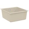 vidaXL Allas Beige 430 x 460 mm 80% kvartsia ja 20% hartsia