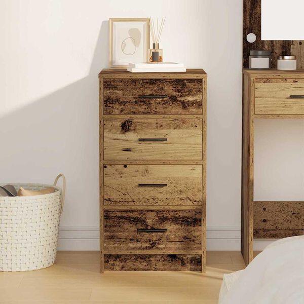 vidaXL Sivupöytä Vanha puu 40 x 41 x 75 cm Tekninen puu