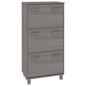 vidaXL Kenk&auml;kaappi HAMAR vaaleanharmaa 59,5x35x117 cm t&auml;ysi m&auml;nty