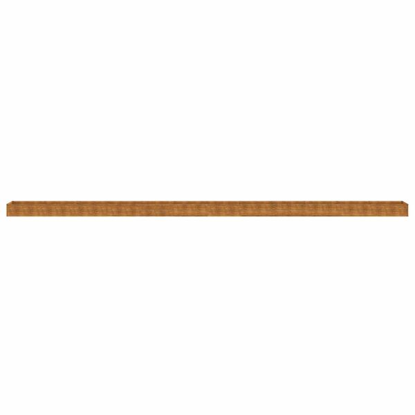 vidaXL Korotettu kukkalaatikko 1152x50x36 cm Corten ter&auml;s
