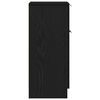 vidaXL Sivupöytä 2 pcs Musta tammi. 30 x 30 x 70 cm Tekninen puu