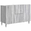 vidaXL Sivup&ouml;yt&auml; Harmaa sonoma 89 x 34,5 x 62 cm Tekninen puu