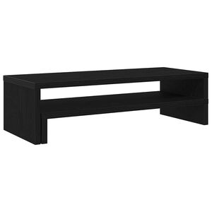 vidaXL N&auml;ytt&ouml;teline musta tammi 54x22x15 cm tekopuu