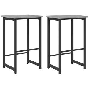 vidaXL Baarijakkara 2 kpl Harmaa Sonoma 40 x 32 x 74 cm Tekninen puu