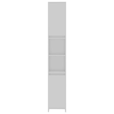 vidaXL Kylpyhuonekaappi valkoinen 30x30x183,5 cm lastulevy