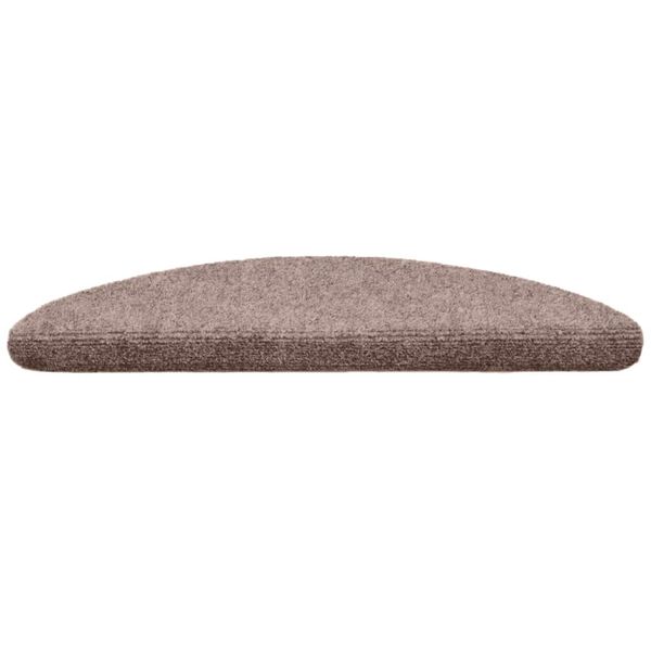 vidaXL Porrasmatot itseliimautuvat 10 kpl 56x17x3 cm vaaleanruskeat puolipy&ouml;re&auml;t