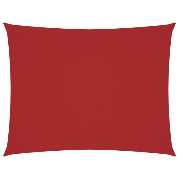 vidaXL Aurinkopurje Oxford-kangas suorakaide 2x3 m punainen