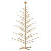 vidaXL Puinen Joulukuusi 240 cm Bambu ja t&auml;ysm&auml;nty Ruskea