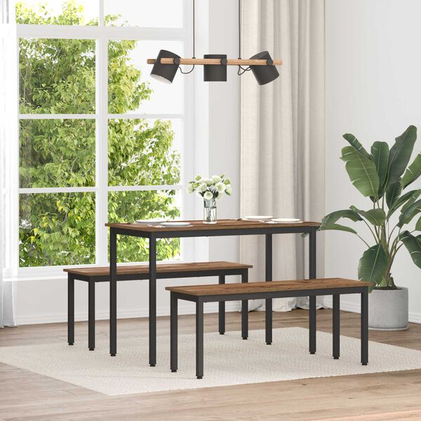 vidaXL Penkki Vanha puu 110 x 35 x 45 cm Tekninen puu