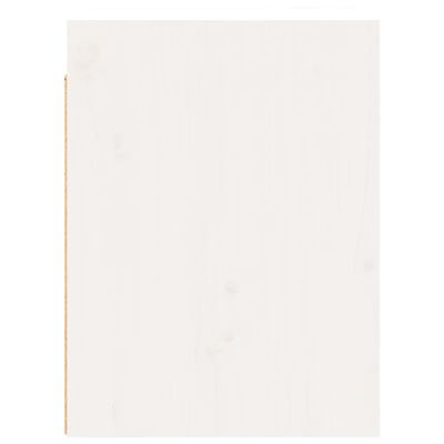vidaXL Seinäkaappi valkoinen 30x30x40 cm täysi mänty