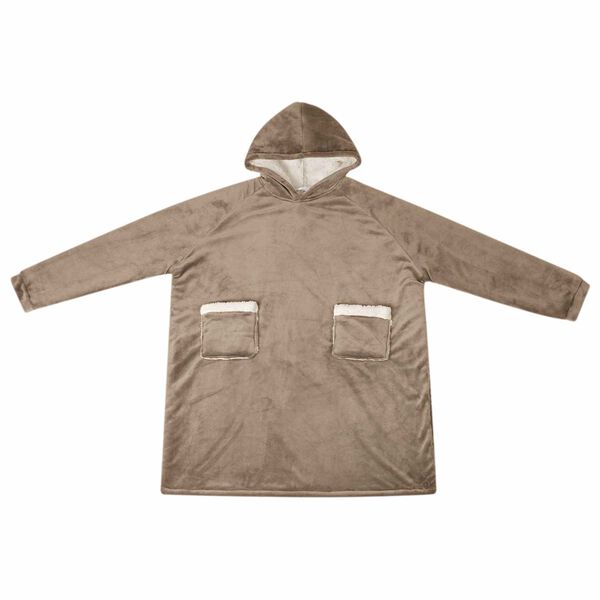vidaXL Viltti-huppari Camel L Fleece ja flanelli