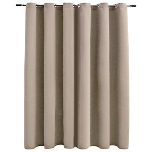 vidaXL Pimennysverho metallirenkailla beige 290x245 cm
