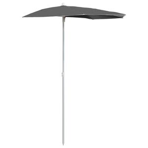 vidaXL Puoliaurinkovarjo tangolla 180x90 cm antrasiitti