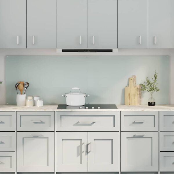 vidaXL Keitti&ouml;n suojapaneeli 2 pcs Valkoinen 100 x 60 cm