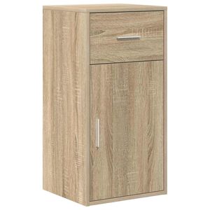 vidaXL Sivup&ouml;yt&auml; laatikon kanssa Sonoman tammi 38 x 34 x 75 cm
