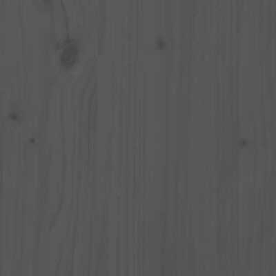 vidaXL Kukkalaatikko hyllyllä harmaa 111,5x111,5x81 cm täysi mänty