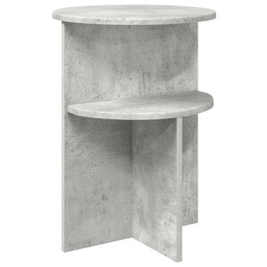 vidaXL Sivup&ouml;yt&auml; Betoninharmaa &Oslash; 39,5 x 55 cm Tekninen puu