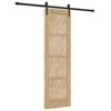 vidaXL Liukuovi ORKDAL 61 x 198,5 cm T&auml;ysi m&auml;nty Luonnollinen ja musta