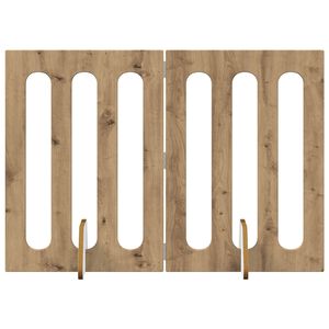 vidaXL Taitettava lemmikkitarha 2 pcs Artisan Tammi 100,5 x 38 x 70 cm