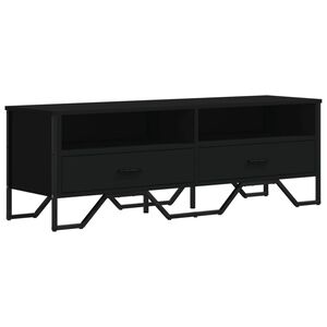 vidaXL TV-taso musta 122x34x41 cm tekninen puu