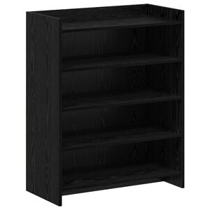 vidaXL Kenk&auml;kaappi Musta tammi 73,5 x 36 x 92 cm Tekninen puu