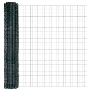 vidaXL Euroaita with Post 10 x 1,5 m PVC-pinnoitettu ter&auml;s Vihre&auml;