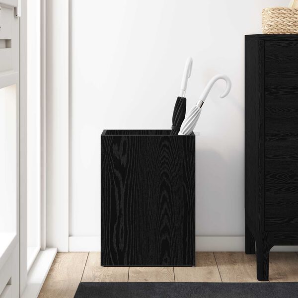 vidaXL Aurinkovarjojalusta Musta tammi. 40 x 20 x 55,5 cm Tekninen puu