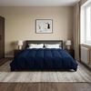 vidaXL Koko Vuoden Peitto Tumma Sininen 200 x 240 cm Mikrokuitu