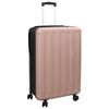vidaXL Matkalaukku lukkoon Ruusukulta 50 x 30 x 76 cm ABS-muovi