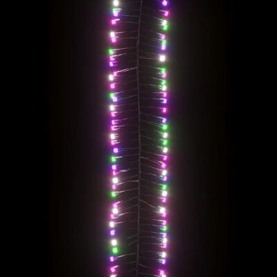 vidaXL Cluster LED-valonauha 1000 LED-valoa monivärinen pastelli 11 m