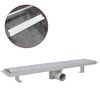 vidaXL Lineaarinen suihkukaivo Kupla 630x140 mm Ruostumaton ter&auml;s