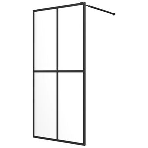 vidaXL Walk-in Suihkun sein&auml;ke kirkas karkaistu lasi 80x195 cm
