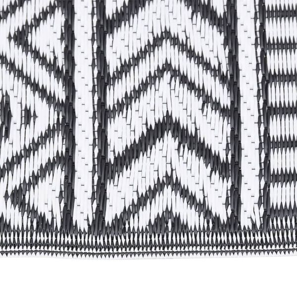 vidaXL Ulkomatto ARAKIL musta 160x230 cm PP