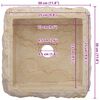 vidaXL Pesuallas kerma 30x30x13 cm marmori