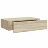 vidaXL Seinälaatikkohyllyt 2 kpl tammi 40x23,5x10 cm MDF