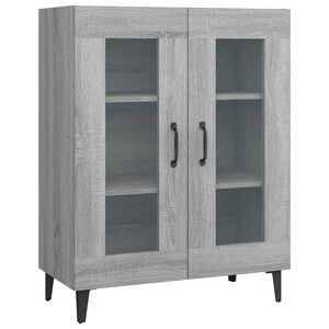 vidaXL Senkki harmaa Sonoma 69,5x34x90 cm tekninen puu