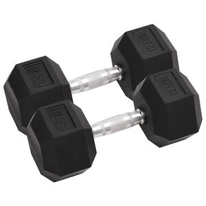vidaXL K&auml;sipainot 2 kpl 12,5 kg kokonaan valurautaa