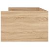 vidaXL Sängynrunko laatikoilla Sonoma-tammi 90x190 cm