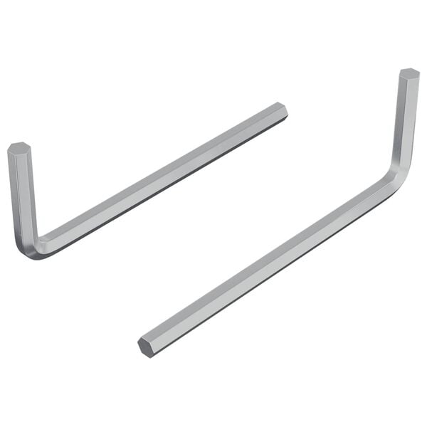 vidaXL Kuusioavain 2 pcs Hopea 32 x 86 mm Ter&auml;s