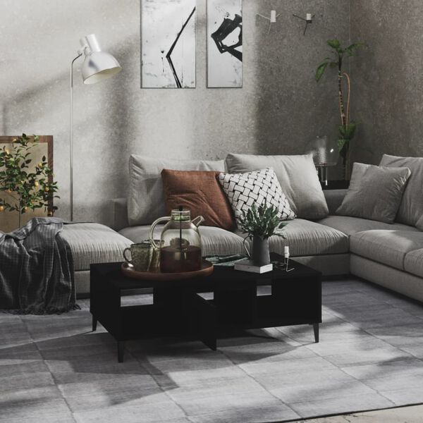 vidaXL Sohvap&ouml;yt&auml; musta 103,5x60x35 cm tekninen puu