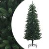 vidaXL Artificial Hinged Christmas Tree 120 cm PE ja PVC Vihre&auml;