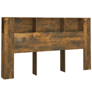 vidaXL S&auml;ngynp&auml;&auml;ty s&auml;ilytystilalla savutammi 180x18,5x104,5 cm