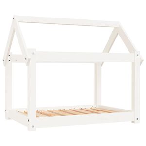 vidaXL Koirans&auml;nky valkoinen 81x60x70 cm t&auml;ysi m&auml;nty